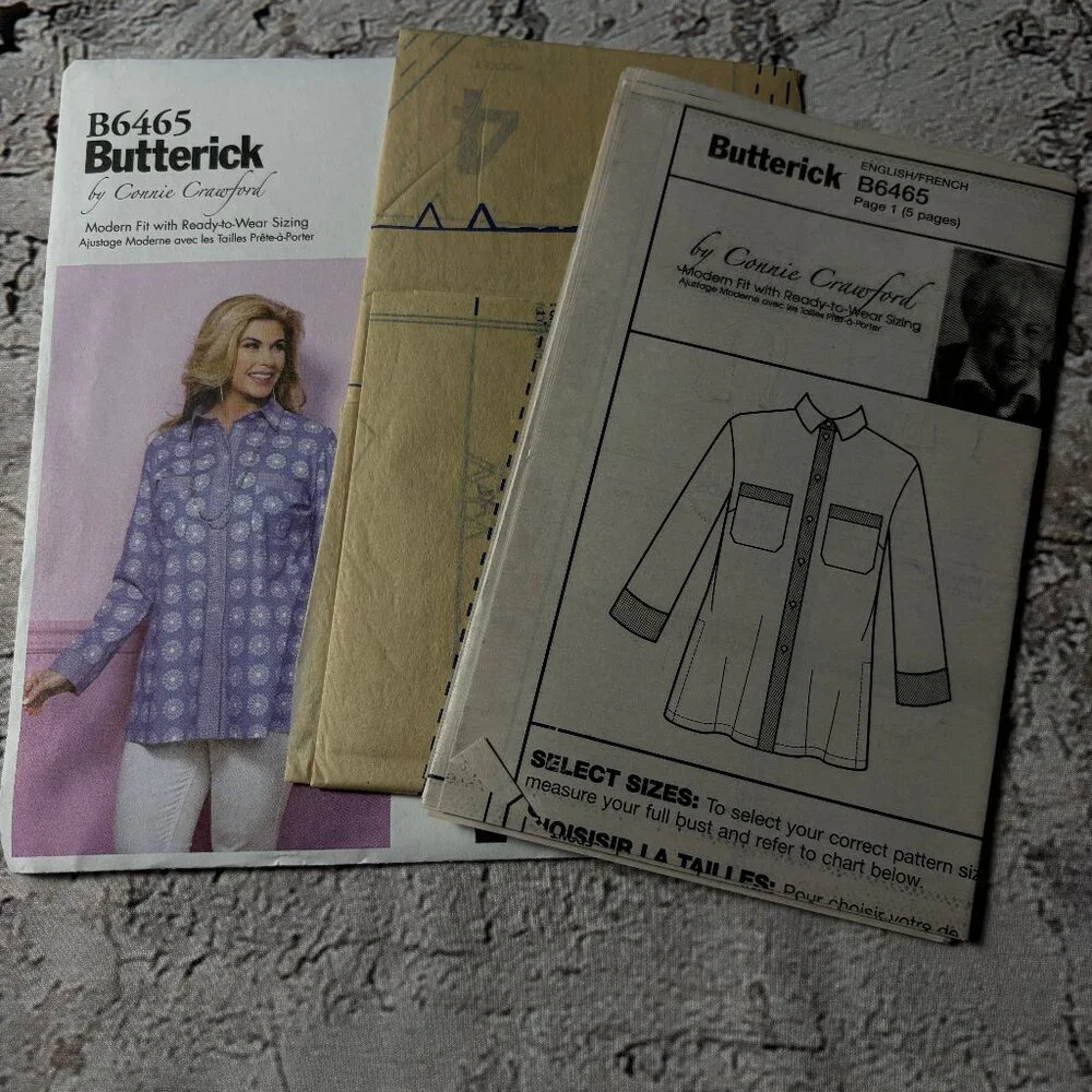 Butterick Pattern B6465 for Misses' Shirt